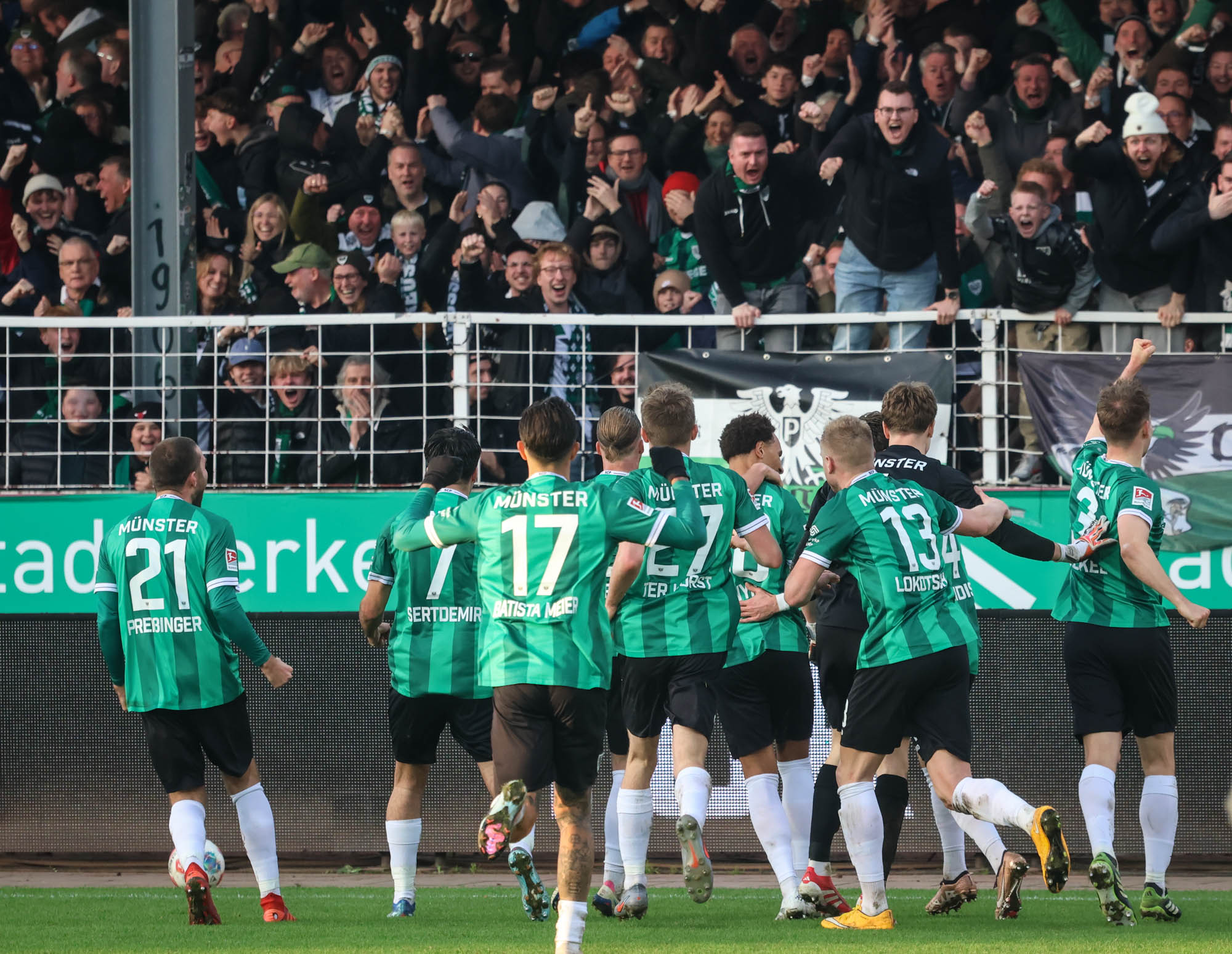 1:1 gegen Elversberg: Preußen Münster schlägt schon wieder spät zu