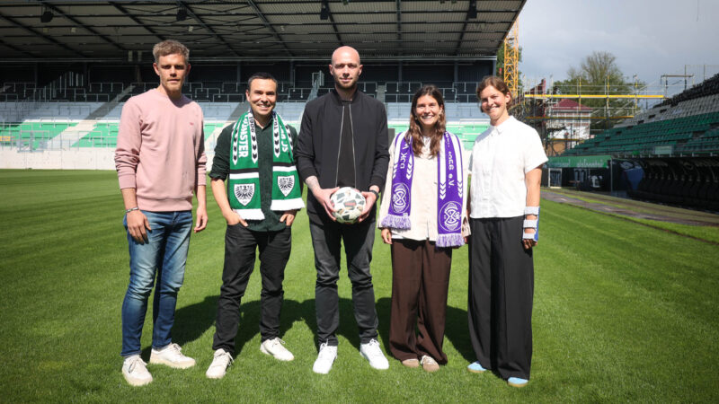 Von links Sören Weinfurtner, Nicolas Hendricks, Christian Pander, Noemi Hutter und Britta Stein