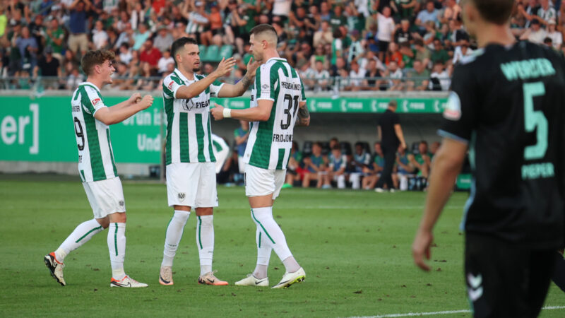 Endlich ein Sieg! Preußen Münster schlägt Werder Bremen mit 3:2