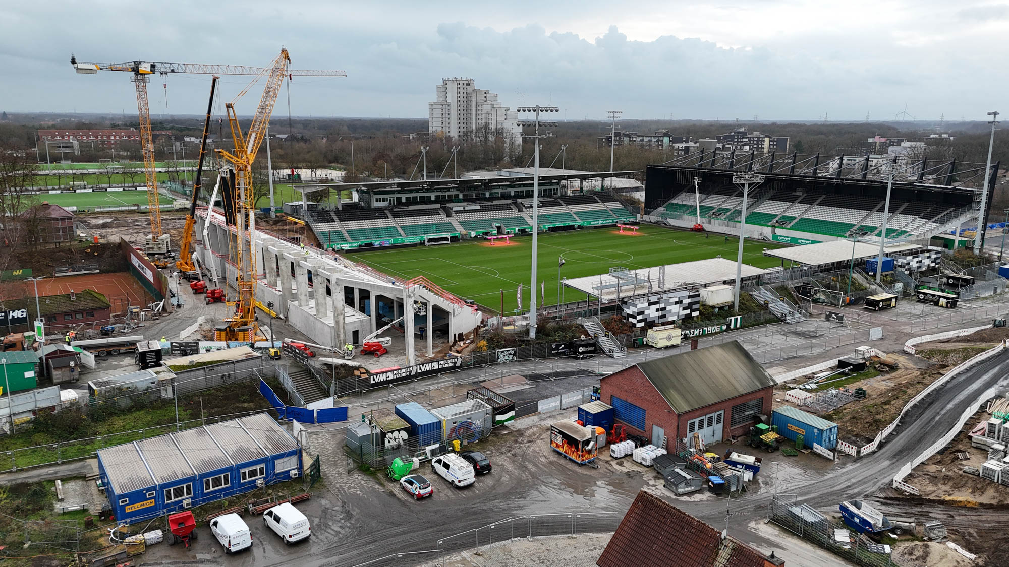 Bautagebuch 37: Ostkurve wächst rasant…