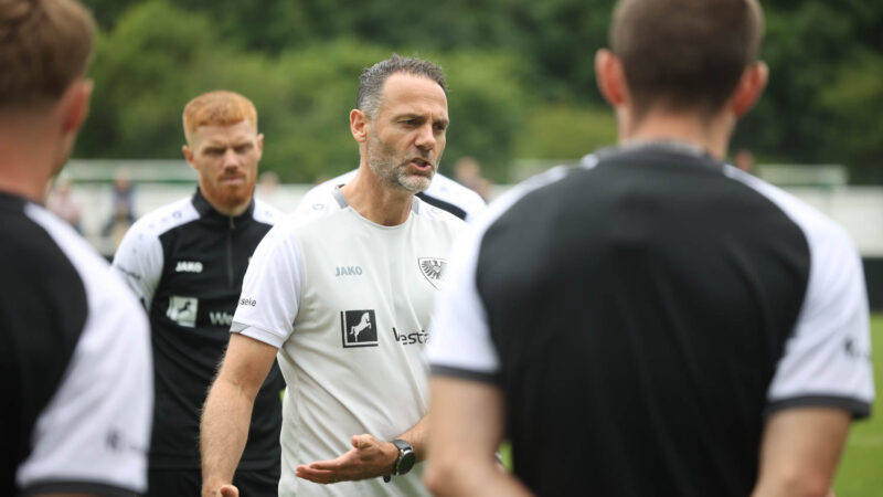 Trainingsauftakt beim SC Preußen Münster am 23. Juni 2025.
