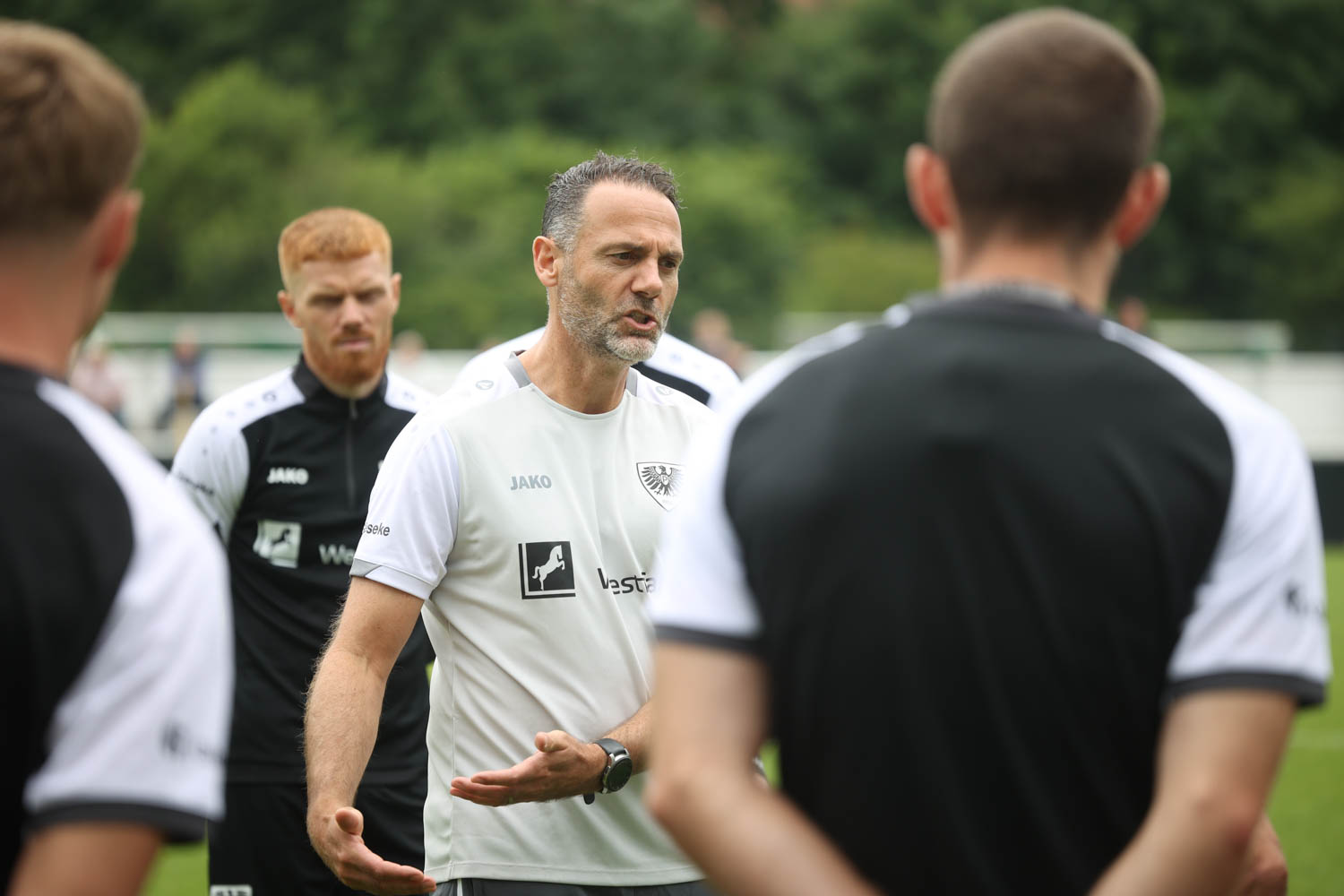 Trainingsauftakt in Münster: Direkt volle Pulle
