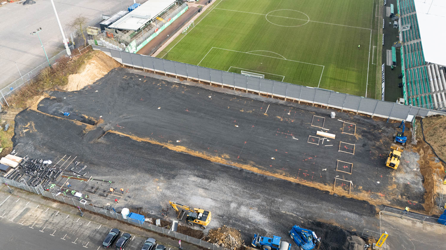 Westtribüne im Preußen könnte schneller als erwartet stehen