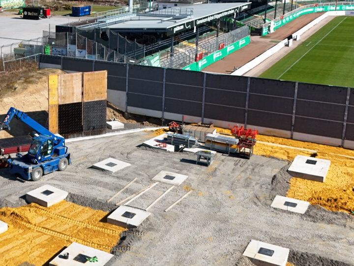 Preußenstadion: Die „Promenade“ wird sichtbar